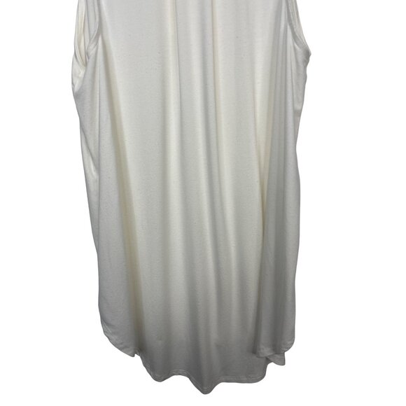 Adyson Parker Top Womens Sz XS Sleeveless V Neck Tank White Stretch Casual Work - Picture 10 of 12